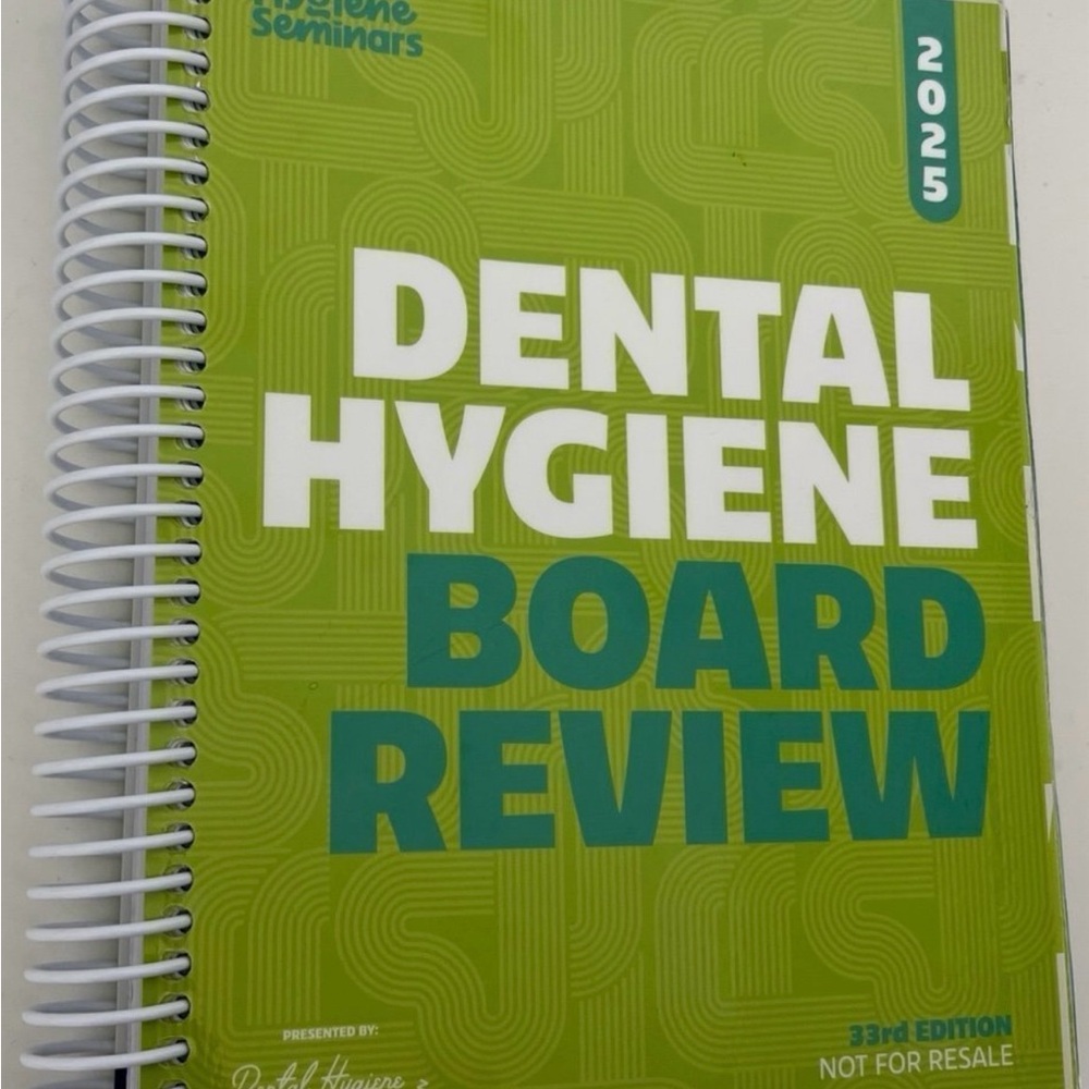 NBDHE DHS Dental Hygiene Seminars Board Review 2025